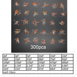 Maxbell 300pcs Ceramic Capacitor Assortment Kit 30 Values Electronic Components