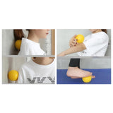 Foot Hand Spiky Massage Ball for Back Body Blood Circulation Massaging 7.5cm yellow
