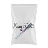 Maxbell Butterfly Practice Knife Trainer Steel Training Tool Portable Multicolor