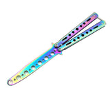 Maxbell Butterfly Knife Trainer Stainless Steel Martial Arts Practice Swords Style A
