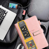 Maxbell 200W DC to AC Car Power Inverter Charger 3 Ports USB and 2 AC Outlets 110V