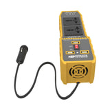 Maxbell 200W DC to AC Car Power Inverter Charger 3 Ports USB and 2 AC Outlets 110V