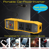 Maxbell 200W DC to AC Car Power Inverter Charger 3 Ports USB and 2 AC Outlets 110V