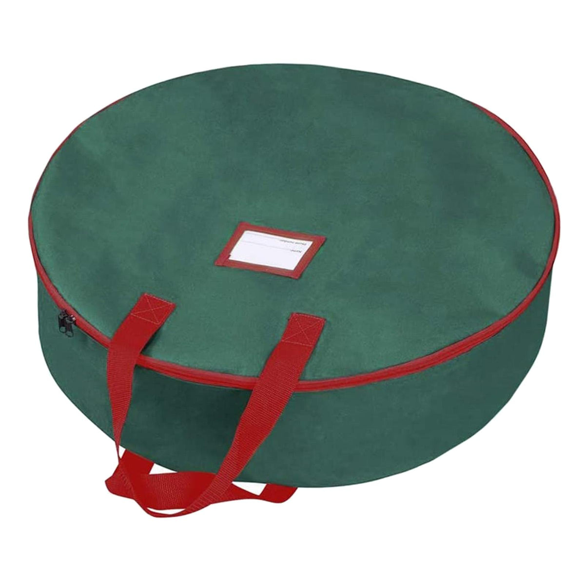 Maxbell Christmas Wreath Storage 30" Holiday Storage Container 600D Oxford Fabric green