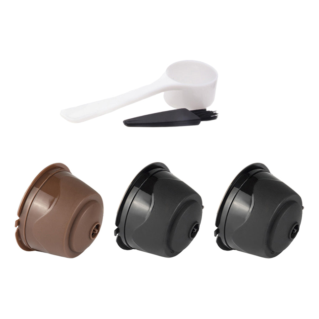 Maxbell 3Pack Coffee Pods Filters Refillable Coffee Capsules Cafe Tool Replacement A