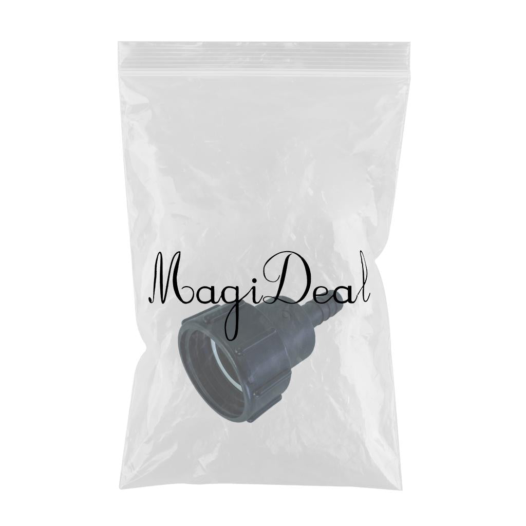 Maxbell 1000L IBC Tank Adapter Black Garden Water Connector S60X6 3/4" Replacement