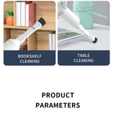 Maxbell Lightweight White Cordless Vacuum Cleaner Car Duster Machine for Home Office