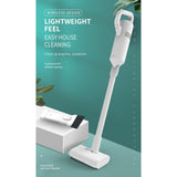 Maxbell Lightweight White Cordless Vacuum Cleaner Car Duster Machine for Home Office