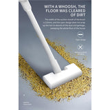 Maxbell Lightweight White Cordless Vacuum Cleaner Car Duster Machine for Home Office