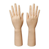 Maxbell Durable Plastic Mannequin Hands Model for Jewelry Rings Watch Display Left