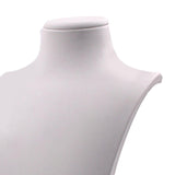Maxbell Necklace Pendant Display Bust Jewellery Mannequin Stand Holder Rack White 17x33.5cm
