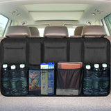 Maxbell Universal Multi Car Rear Seat Bag Net Bag for Pickup Trucks Accessories Blue