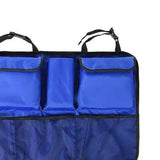 Maxbell Universal Multi Car Rear Seat Bag Net Bag for Pickup Trucks Accessories Blue