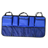 Maxbell Universal Multi Car Rear Seat Bag Net Bag for Pickup Trucks Accessories Blue