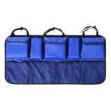 Maxbell Universal Multi Car Rear Seat Bag Net Bag for Pickup Trucks Accessories Blue