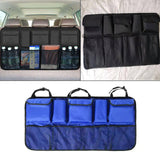 Maxbell Universal Multi Car Rear Seat Bag Net Bag for Pickup Trucks Accessories Blue