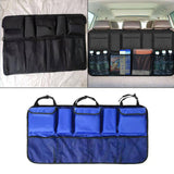 Maxbell Universal Multi Car Rear Seat Bag Net Bag for Pickup Trucks Accessories Blue