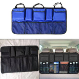 Maxbell Universal Multi Car Rear Seat Bag Net Bag for Pickup Trucks Accessories Blue