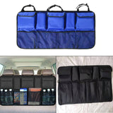 Maxbell Universal Multi Car Rear Seat Bag Net Bag for Pickup Trucks Accessories Blue