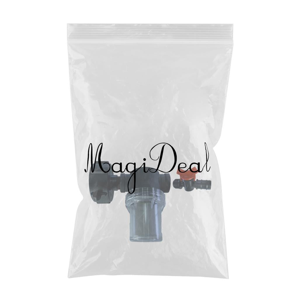Maxbell IBC Tank Adapter Garden Hose Pipe Connector with Filter Outdoor Universal PE valve 25mm