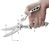 Maxbell Chicken Bone Scissors Heavy Duty Powerful Kitchen Shears for Kitchen Nuts