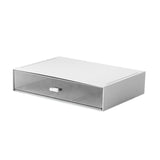 Maxbell Desktop Drawer Storage Box Bathroom Supplies Organizer White 1 Grid