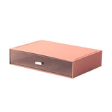 Maxbell Desktop Drawer Storage Box Bathroom Supplies Organizer Coral Pink 1 Grid