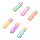 Maxbell 6 Pcs Cartoon Mini Highlighters Pens Set Marker Graffi Color Pens for School E