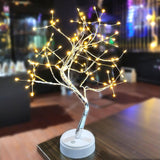 Maxbell Tree Fairy Light Table Lamp LED Night Light for Outdoor No Remote Control