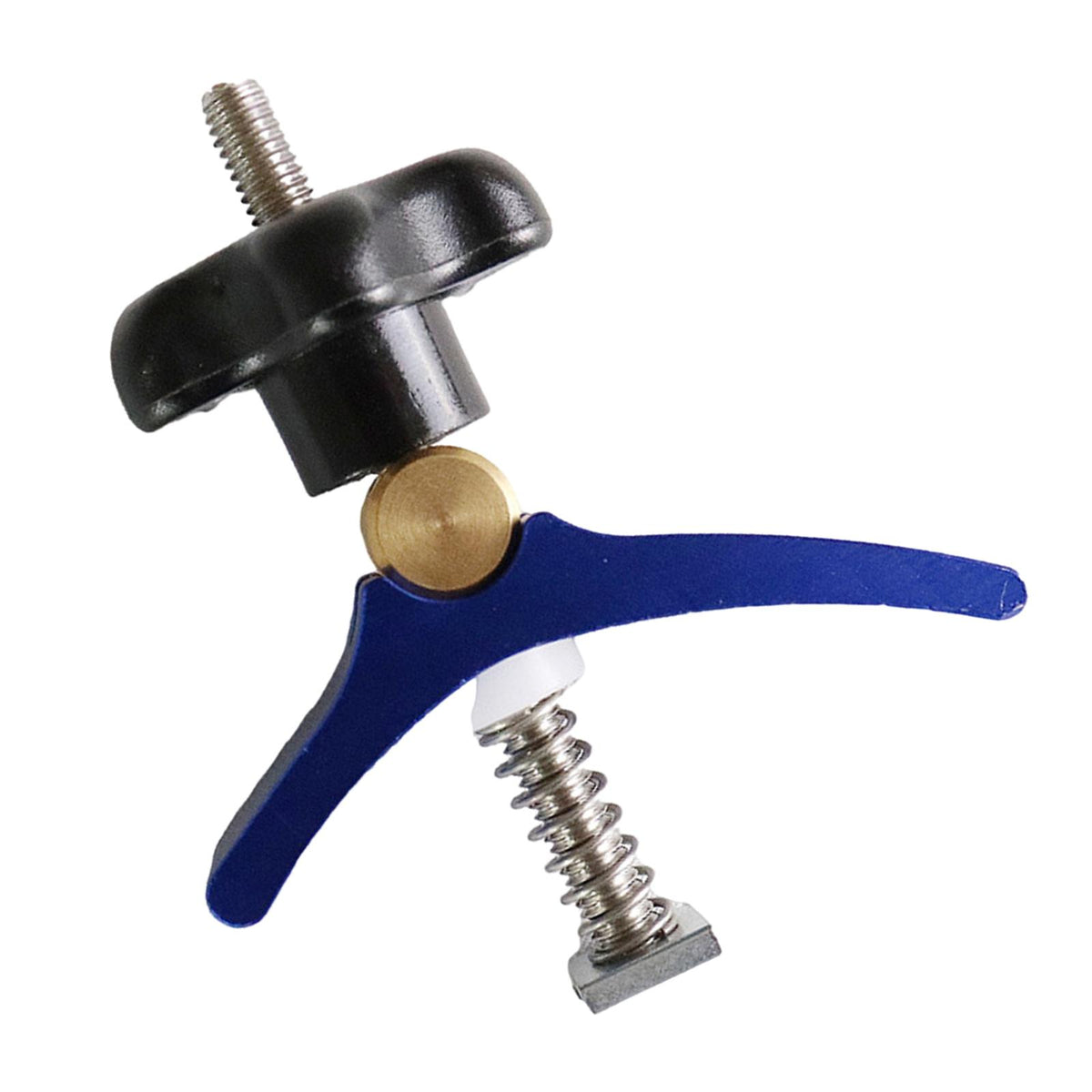 Maxbell T Track Clamping Woodworking Router Machine Plate Miter M6 Screw Pressing Model 19 Blue