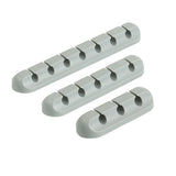 Maxbell Set of 3 Cable Holder Cable Management Clips for Office Desktop MouseGrey