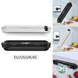 Maxbell Electric Food Package Machine Food Preservation Storage Saver & Seal Bag Black