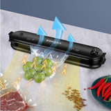 Maxbell Electric Food Package Machine Food Preservation Storage Saver & Seal Bag Black