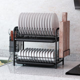 Maxbell Multi-Functional Dish Drying Rack Tableware Organizer Kitchen Supplies 2 Tier