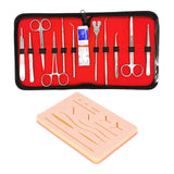 Maxbell Suture Practice Kit Tool Equipment Set for Teaching Presentations Student