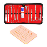 Maxbell Suture Practice Kit Tool Equipment Set for Teaching Presentations Student