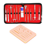 Maxbell Suture Practice Kit Tool Equipment Set for Teaching Presentations Student