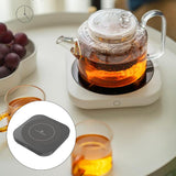 Maxbell Electric Mug Warmer Auto Shut Off for Home Desk Use UK-Plug Black Square