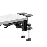 Maxbell Wood Computer Arm Rest for Desk Folding Computer Desk Extender for Desk White