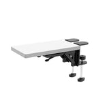 Maxbell Wood Computer Arm Rest for Desk Folding Computer Desk Extender for Desk White