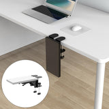Maxbell Wood Computer Arm Rest for Desk Folding Computer Desk Extender for Desk White