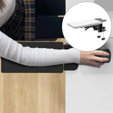 Maxbell Wood Computer Arm Rest for Desk Folding Computer Desk Extender for Desk White