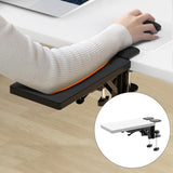 Maxbell Wood Computer Arm Rest for Desk Folding Computer Desk Extender for Desk White