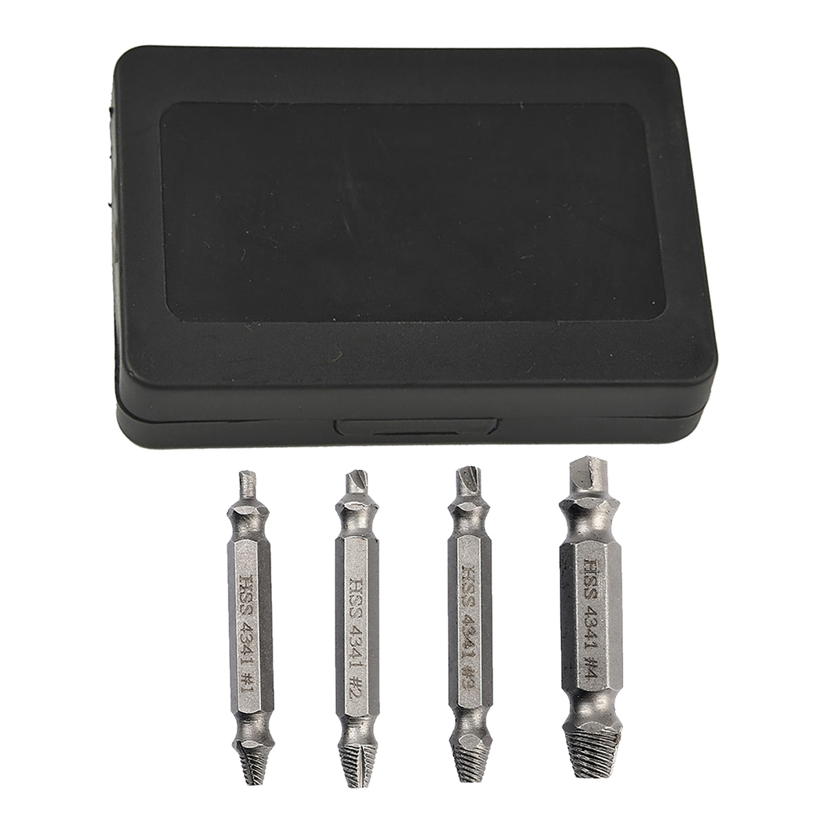 Maxbell Damaged Screw Extractor Drill Bit SetDamaged Bolt Remover 3104 4pcs