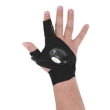 Maxbell Outdoor  Finger Glove LED Light Flashlight Gloves for Fishing  Right