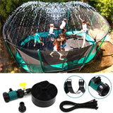 Maxbell Summer Trampoline Sprinkler Waterpark Game Fun Kids Play Toys for Pool12M