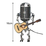 Maxbell Adjustable Luminous Table Lamp Ornaments Retro Wrought Iron Ornaments Yellow