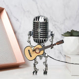 Maxbell Adjustable Luminous Table Lamp Ornaments Retro Wrought Iron Ornaments Yellow