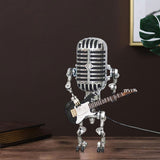 Maxbell Adjustable Luminous Table Lamp Ornaments Retro Wrought Iron Ornaments Black