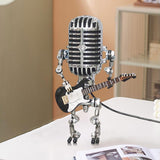 Maxbell Adjustable Luminous Table Lamp Ornaments Retro Wrought Iron Ornaments Black